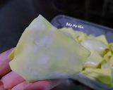Hình bước làm 2 của món Hoành thánh tôm thịt sườn non