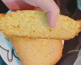 Hình bước làm 3 của món Bánh bông lan lúa mạch = máy làm bánh mì