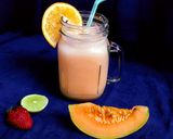 A picture of step 5 of Cantaloupe sherbet.
