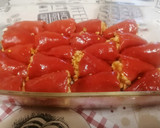 Foto del paso 7 de la receta: Pimientos del piquillo rellenos de pollo en salsa roquefort