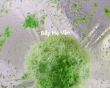 Hình bước làm 2 của món Xôi lá dứa đùi gà chiên