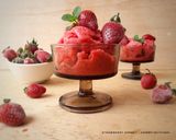 Foto langkah ke 3 dari resep Strawberry Sorbet #PR_serbaserbisorbet.