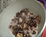 A picture of step 2 of Beef pilau.
