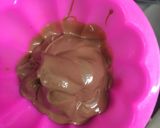 A picture of step 2 of Strawberry Cream Cheese in  Chocolate Cup.