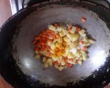 A picture of step 5 of Stuffed Roti Cone.