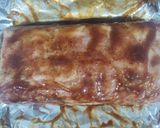Foto del paso 3 de la receta: Lomo de Cerdo en Papillote con Salsa Barbacoa y Perrins con Patatas Asadas
