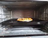Hình bước làm 4 của món Banh Pizza nấm