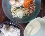 Foto langkah ke 1 dari resep Bola-bola nasi isi telur puyuh.