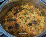 A picture of step 6 of One Pot Sambar Rice In Pressure Cooker (Sambar Sadam).