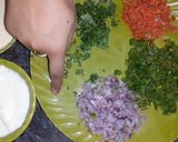 A picture of step 1 of Masala idli.