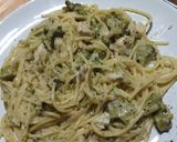Foto del paso 5 de la receta: Fideos con salsa de brócoli y pollo libre de gluten
