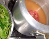 A picture of step 1 of Palak wali dal.