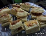Foto langkah ke 9 dari resep Puff pastry isi selai blueberry.