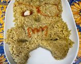 Une image de l'étape 6 de Riz complet d'Halloween aux épices et herbes.