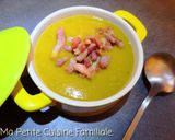 Une image de l'étape 3 de Velouté de pois-cassés et ses lardons grillés.