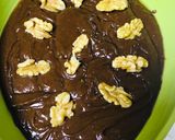 A picture of step 3 of Choco walnut cake in microwave ready in 4 minutes.