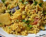 A picture of step 15 of Vegetable Tahiri.
