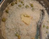 Foto do passo 2 de Risoto de ervilhas frescas e gorgonzola