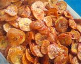 Foto langkah ke 5 dari resep Keripik Pisang Pedas Manis.
