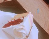 A picture of step 1 of Whipped cream frosting.