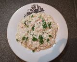 Pas rețetă Paste (spaghete) cu somon afumat și sos de smântână 5 fotografie