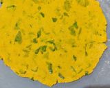 A picture of step 2 of Thepla.