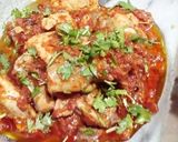 A picture of step 5 of Chicken karahi resturant style.