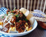 Foto langkah ke 4 dari resep 36).Tahu Tek (Tahu Telur) Surabaya.