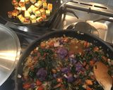 A picture of step 8 of Easy paneer curry.