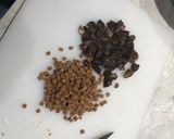 A picture of step 5 of Julie and Ben’s hot and sticky fudgey date (muffins).