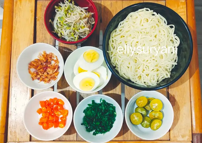 Langkah-langkah untuk membuat Cara bikin Mie Celor Spesial Ala Rumah Kami