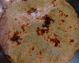 A picture of step 4 of Sattu Roti.