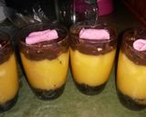 Foto langkah ke 9 dari resep Puding Mangga Coklat Oreo.