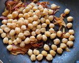 A picture of step 3 of Lahori Chickad Chole curry.