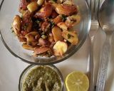 A picture of step 4 of Jackfruit Seeds Masala Chaat.