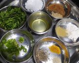 A picture of step 3 of Potato spring onion papad roll.