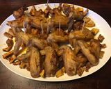 A picture of step 3 of California Farm Teasmoked Chicken Wings with Pickled Mango.