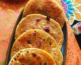 A picture of step 5 of Kaju Katli Mini Puranpoli.