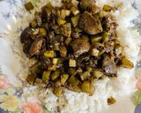 Cukkinis csirkemáj recept fázis 3 fotója