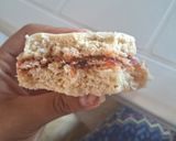 Foto del paso 17 de la receta: Alfajores de chocolate blanco rellenos con dulce de membrillo