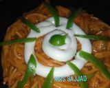 A picture of step 5 of Spicy Creamy Cheese Chicken Spaghetti Twist.