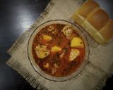 A picture of step 6 of Aloo Chicken Salan.