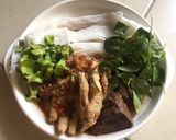 รูปขั้นตอนการทำที่ 5 ของ ขนมจีน น้ำยาป่าตีนไก่