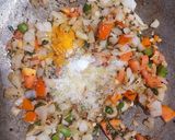 A picture of step 2 of Rava / Sooji Upma.