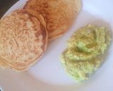 A picture of step 5 of Cinnamon pancakes.