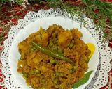 A picture of step 5 of Mooli Sabzi.