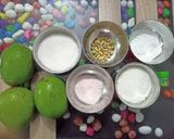 A picture of step 1 of Raw Mango Jelly Delight.