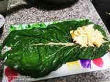 Acelgas rellenas y gratinadas