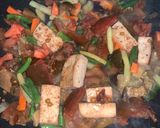 Foto del paso 2 de la receta: Noodles de espinaca con verdura y tofu