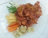 Foto langkah ke 7 dari resep Crispy beefsteak with blackpepper sauce.